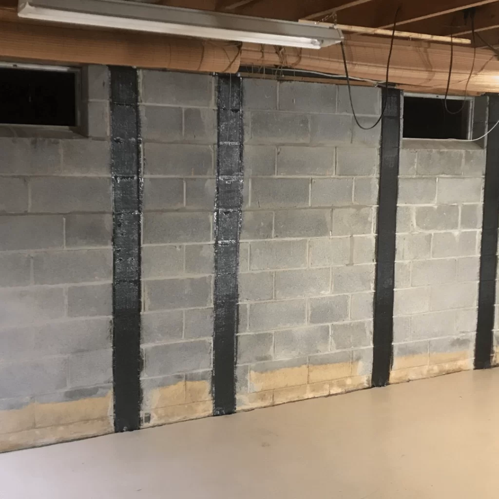CarbonArmor Wall Stabilization in Brandenburg, KY